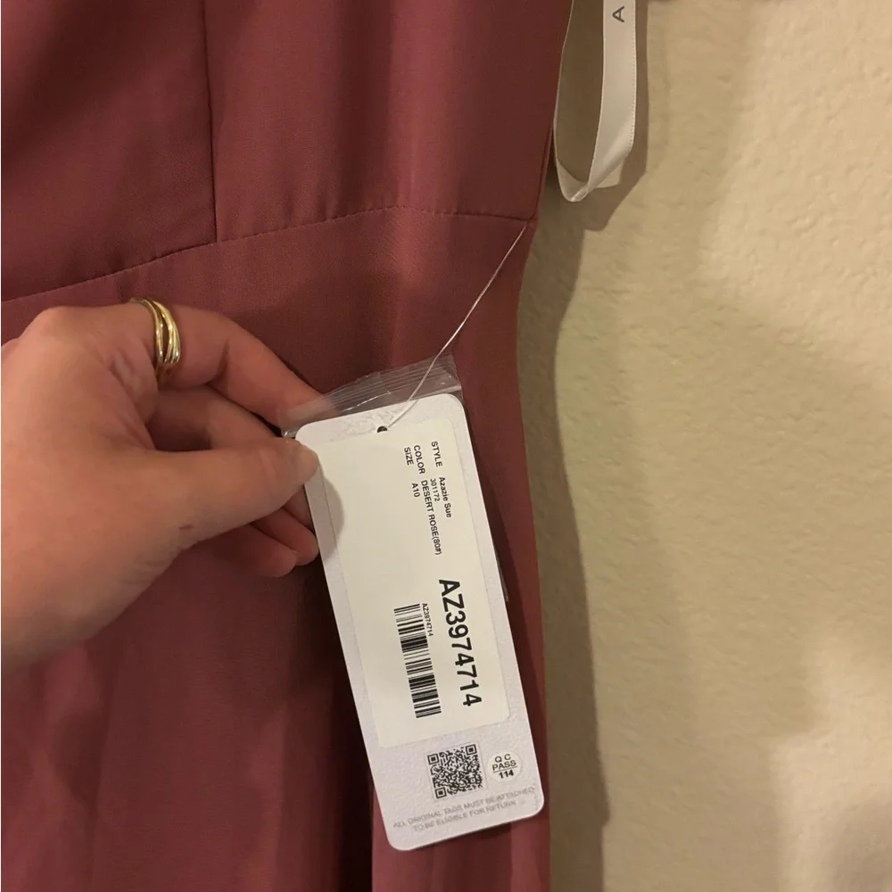 AZAZIE SUE
Desert Rose A-Line Off the Shoulder Chiffon Convertible Dress - Picture 12 of 13